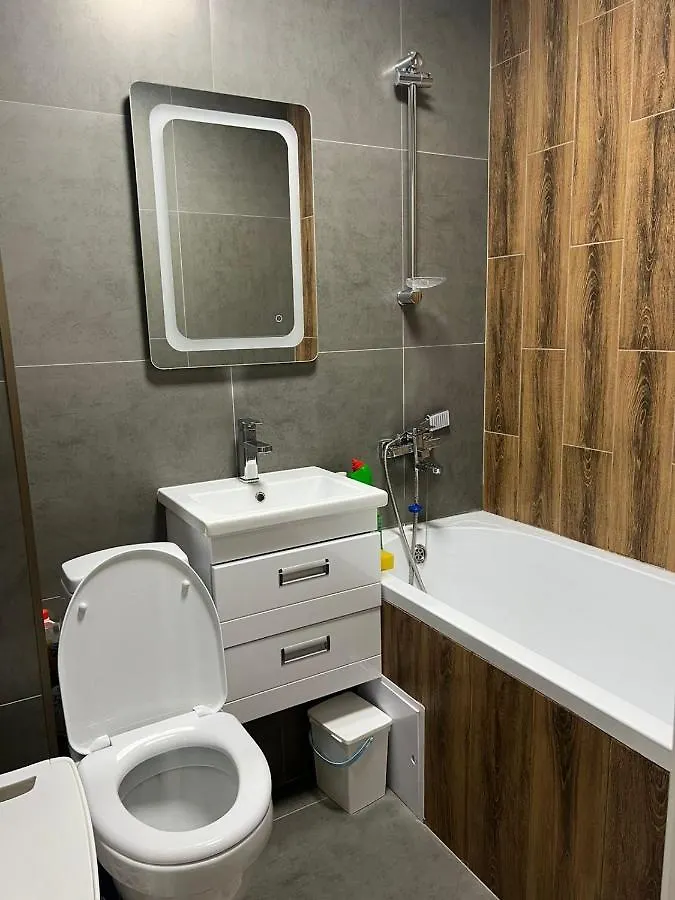 Квартира В Микрорайоне Коктем 3 Almaty Apartment
